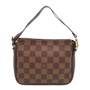 Louis Vuitton Damier Ebene Brown Truth Makeup Accessory Clutch Bag